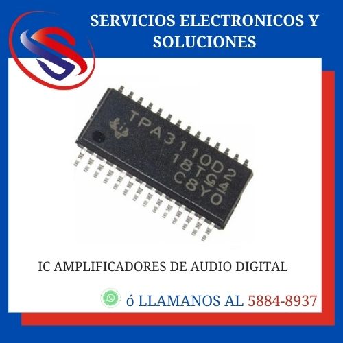 IC AMPLIFICADOR DE AUDIO DIGITAL TPA3110D2